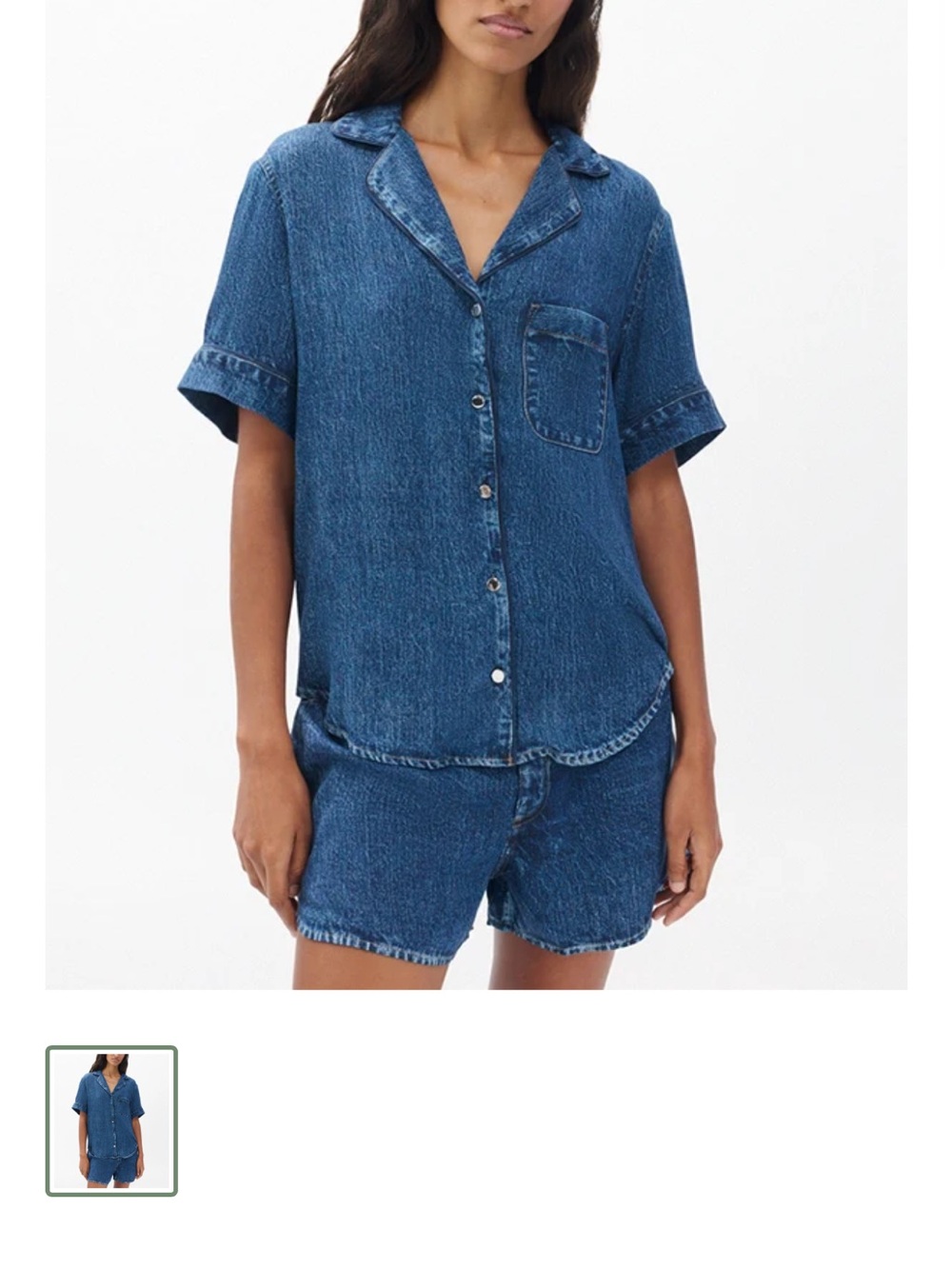 Rag & bone blue blouse